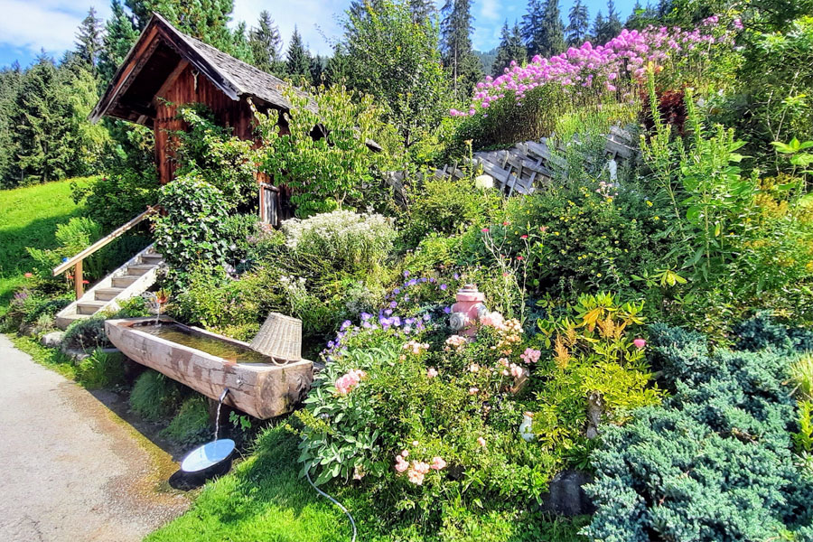 Bauerngarten am mittleren Höhenweg